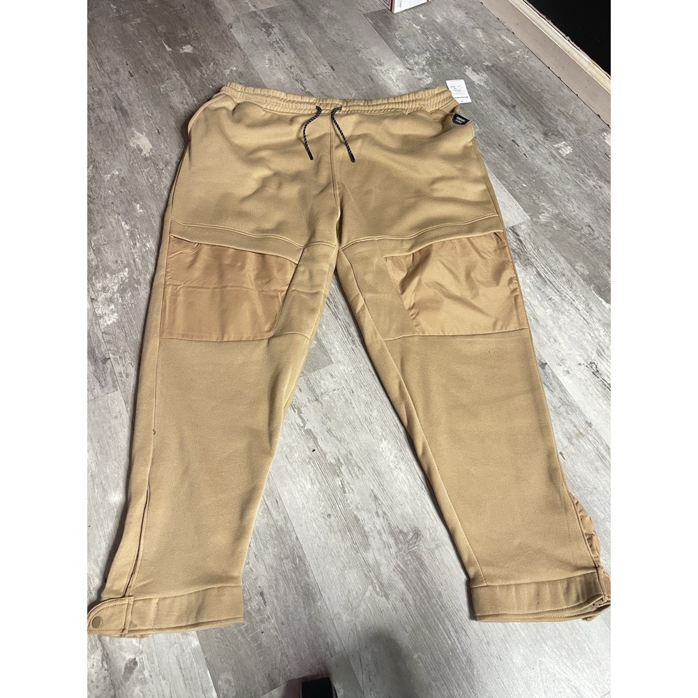 SouthPole Mens‎ Size 6XB Standard  Utility Pants Black-Drawstring Joggers Z-239